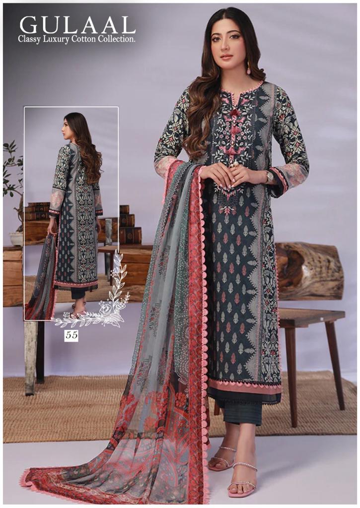 Gulaal Classy Luxury Cotton Collection Vol 6 Karachi Cotton Dress Material
